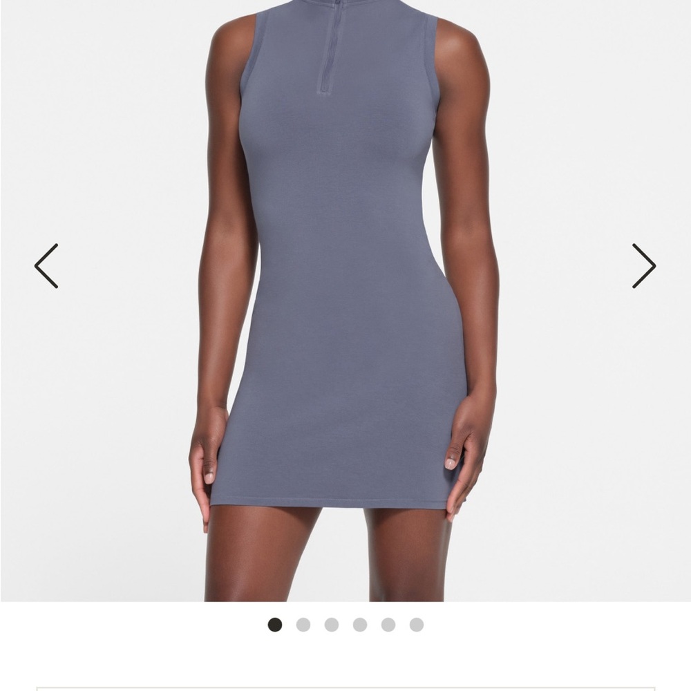 Sleeveless Gray Dress